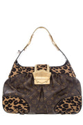 Louis Vuitton Brown Monogram Leopard Polly Handbag
