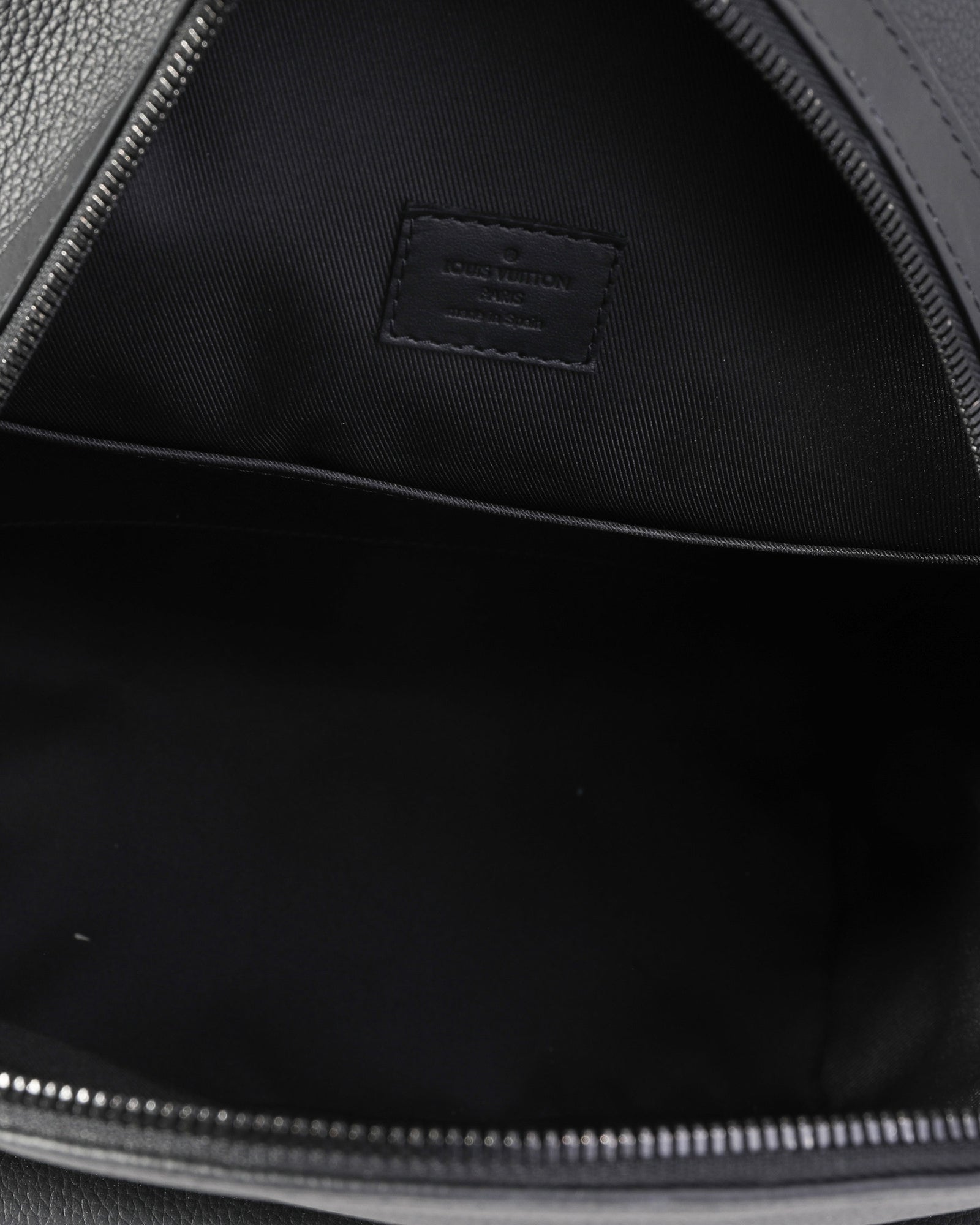 Louis Vuitton Black Aerogram Leather New Backpack