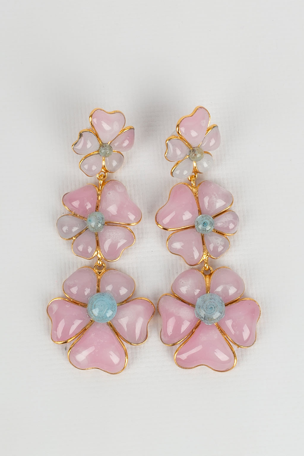 Boucles d'oreilles fleurs Augustine