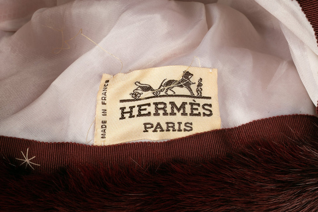 Chapeau en fourrure HermÃƒÆ’Ã‚Â¨s