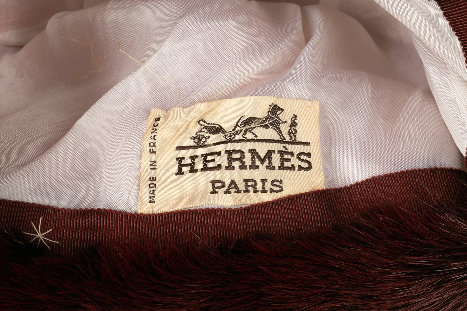 Chapeau en fourrure HermÃƒÆ’Ã‚Â¨s