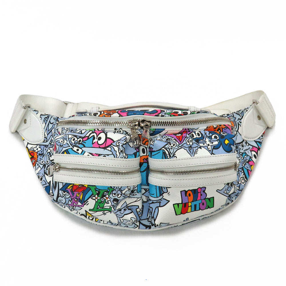 Louis Vuitton Multi Pochette M21853 Monogram Comic 2023 Supreme Summer  Collection Body Bag Waist Sder White Multicolor Leather Mens