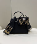 FI GlamI Small Black Bag For Woman 23cm/9in