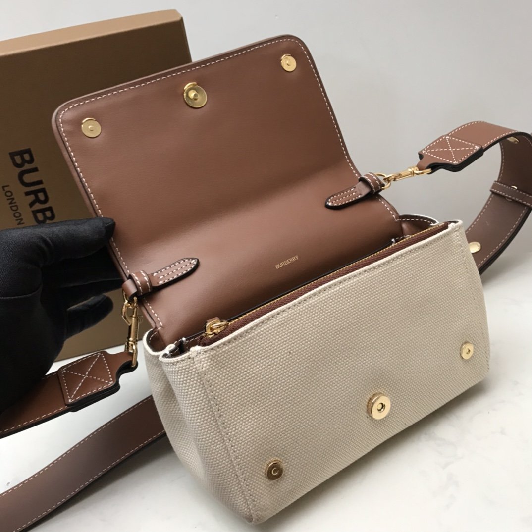 GLAMI Horseferry Print Cotton Canvas Small Crossbody Bag For Women, Bags 7.1in/18cm 80518441