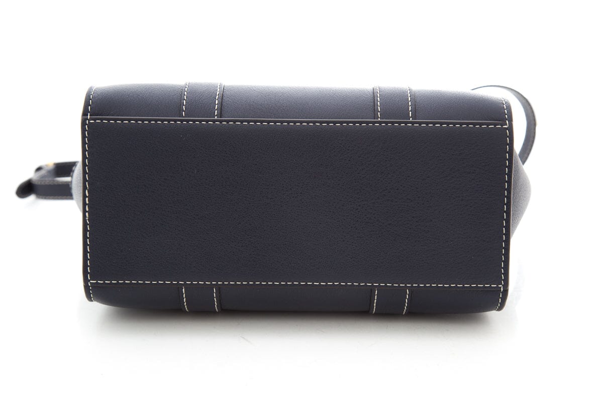Mulberry Midnight Navy Bayswater Zipped Mini Handbag