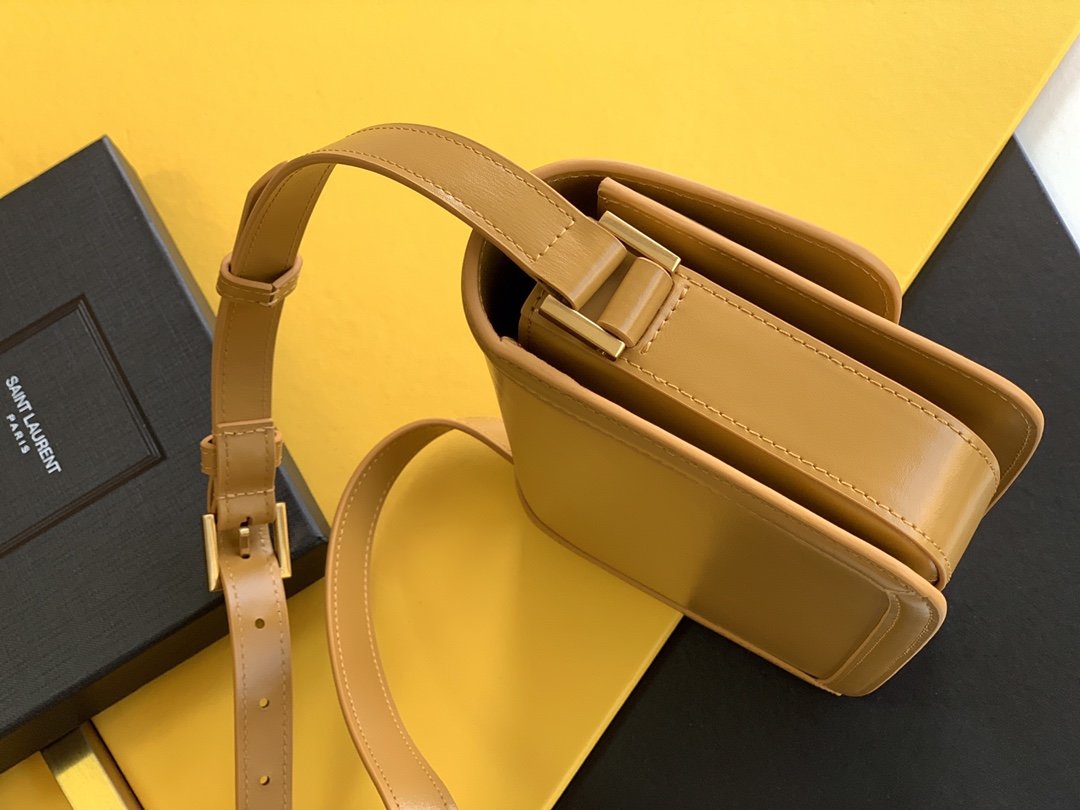GLAMI Solferino Small Satchel Bag Brown In Box 7.4in/19cm YSl