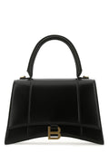 Balenciaga Woman Black Leather Medium Hourglass Handbag