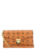 Mcm Woman Printed Canvas Millie Shoulder Bag