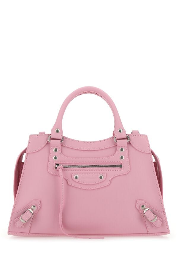 Balenciaga Woman Pink Leather S Neo Classic Handbag