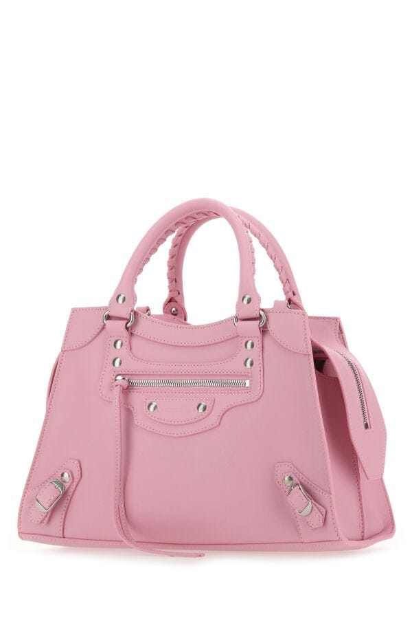 Balenciaga Woman Pink Leather S Neo Classic Handbag