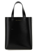 Marni Woman Black Leather Museo Handbag