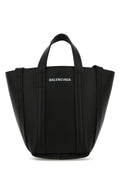 Balenciaga Woman Black Leather Everyday Xs Handbag