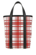 Balenciaga Woman Printed Leather Small Barbes Shopping Bag