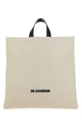 Jil Sander Man Sand Canvas Handbag