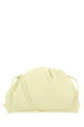 Bottega Veneta Woman Pastel Yellow Nappa Leather Mini Pouch Clutch