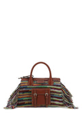 Chloe Woman Multicolor Leather And Cashmere Medium Edith Handbag