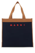 Marni Woman Two-Tone Fabric Medium Shopping Bag