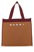 Marni Woman Two-Tone Fabric Medium Shopping Bag