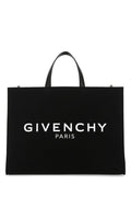 Givenchy Woman Black Canvas Medium G Shopping Bag