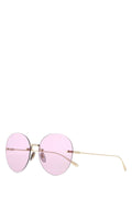 GUCCI Chic Gold Metal Sunglasses