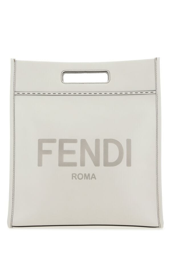 Fendi Man Ice Leather Shopping Bag