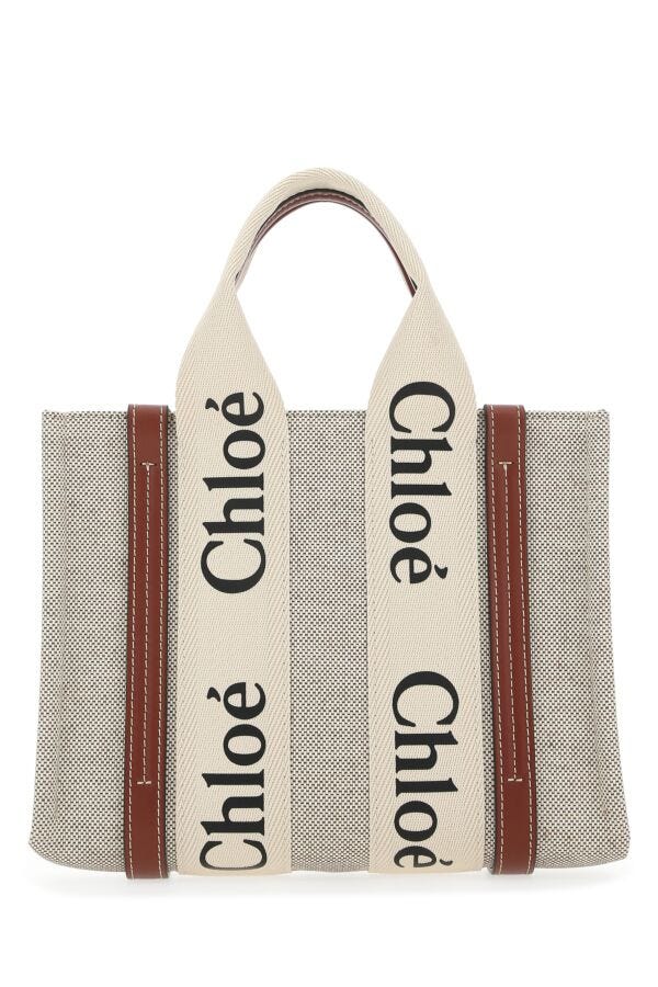 Chloe Woman Multicolor Fabric Small Woody Shopping Bag