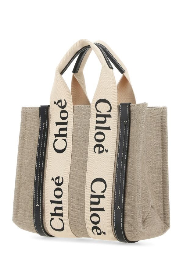 Chloe Woman Multicolor Fabric Small Woody Shopping Bag