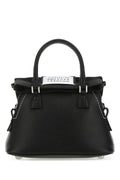 Maison Margiela Woman Black Leather Micro 5Ac Handbag