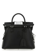 Maison Margiela Woman Black Leather Mini 5Ac Handbag