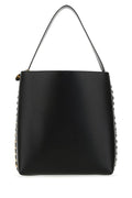 Stella Mccartney Woman Black Alter Mat Frayme Shopping Bag