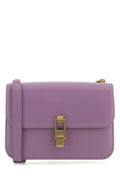 Saint Laurent Woman Purple Leather Le Carre Shoulder Bag