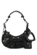 Balenciaga Woman Black Leather Le Cagole Xs Shoulder Bag