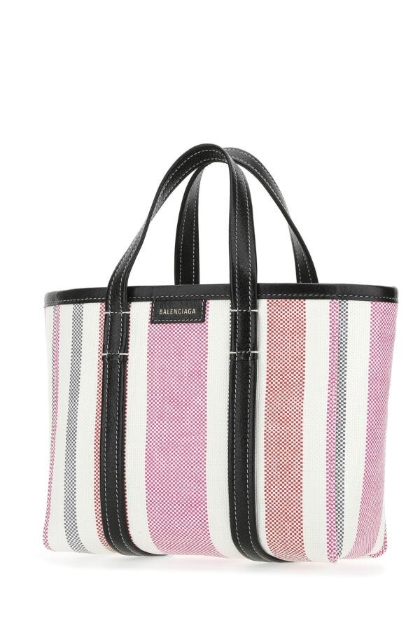 Balenciaga Woman Multicolor Raffia Barbes Handbag