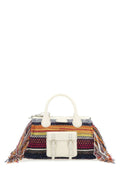 Chloe Woman Multicolor Leather And Cashmere Medium Edith Handbag