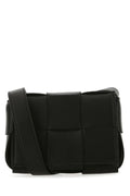 Bottega Veneta Woman Black Nappa Leather Candy Cassette Crossbody Bag
