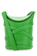 Alexander Mcqueen Woman Grass Green The Curve Bucket Hat