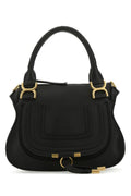 Chloe Woman Black Leather Small Marcie Handbag