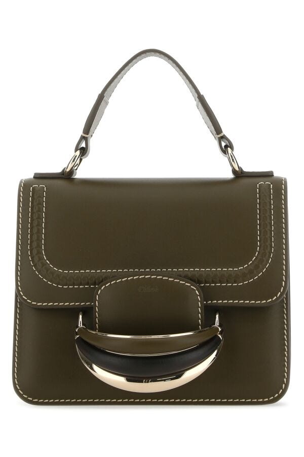 Chloe Woman Mud Leather Small Kattie Handbag