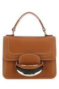 Chloe Woman Caramel Leather Small Kattie Handbag