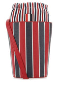 Thom Browne Woman Printed Leather Mini Bucket Bag