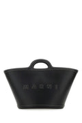 Marni Woman Black Leather Small Tropicalia Handbag