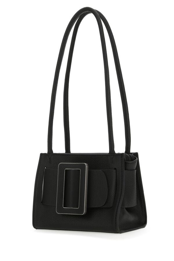Boyy Woman Black Leather Bobby 18 Soft Handbag