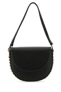 Stella Mccartney Woman Black Alter Mat Medium Frayme Shoulder Bag