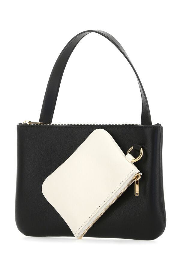 Jil Sander Woman Black Nappa Leather Handbag