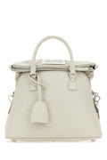 Maison Margiela Woman Chalk Leather Mini 5Ac Handbag
