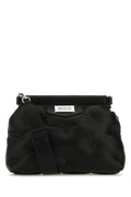 Maison Margiela Woman Black Nappa Leather Small Glam Slam Classique Crossbody Bag