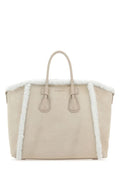Givenchy Woman Sand Suede Small Antigona Sport Handbag