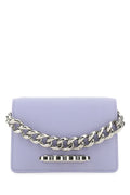 Alexander Mcqueen Woman Lilac Leather Mini The Four Ring Handbag