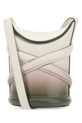 Alexander Mcqueen Woman Multicolor Leather The Curve Bucket Bag