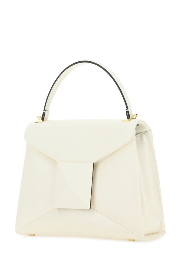 Valentino Garavani Woman Ivory Nappa Leather One Stud Handbag